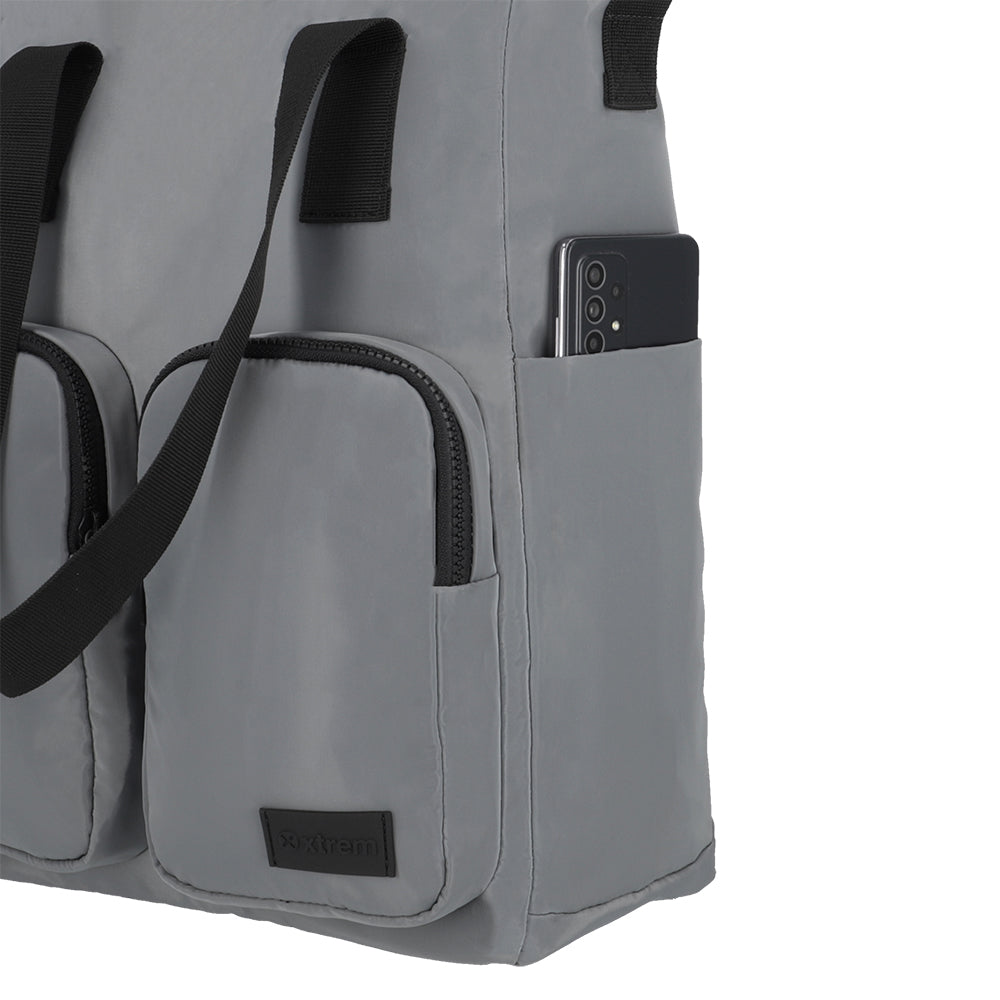 Bolsa tiracolo Lyanna cinza