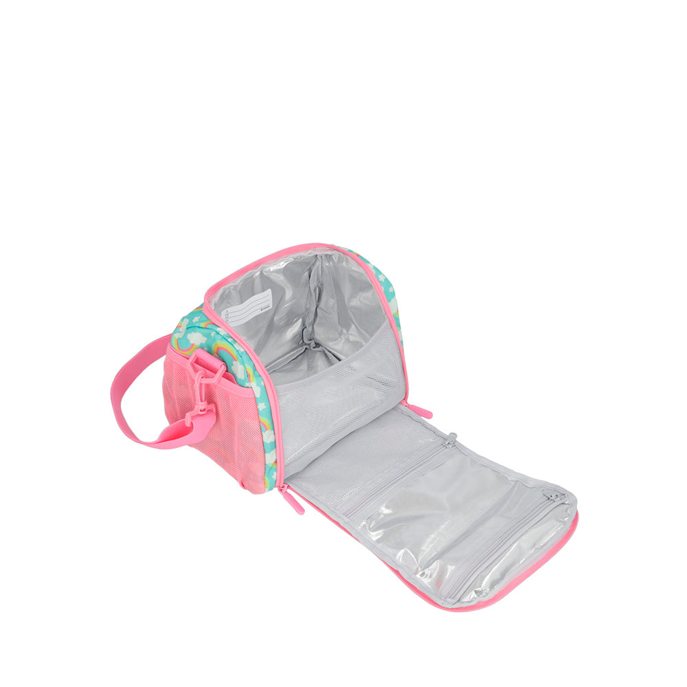 Lancheira Infantil feminina Térmica New Break Gato Verde Água