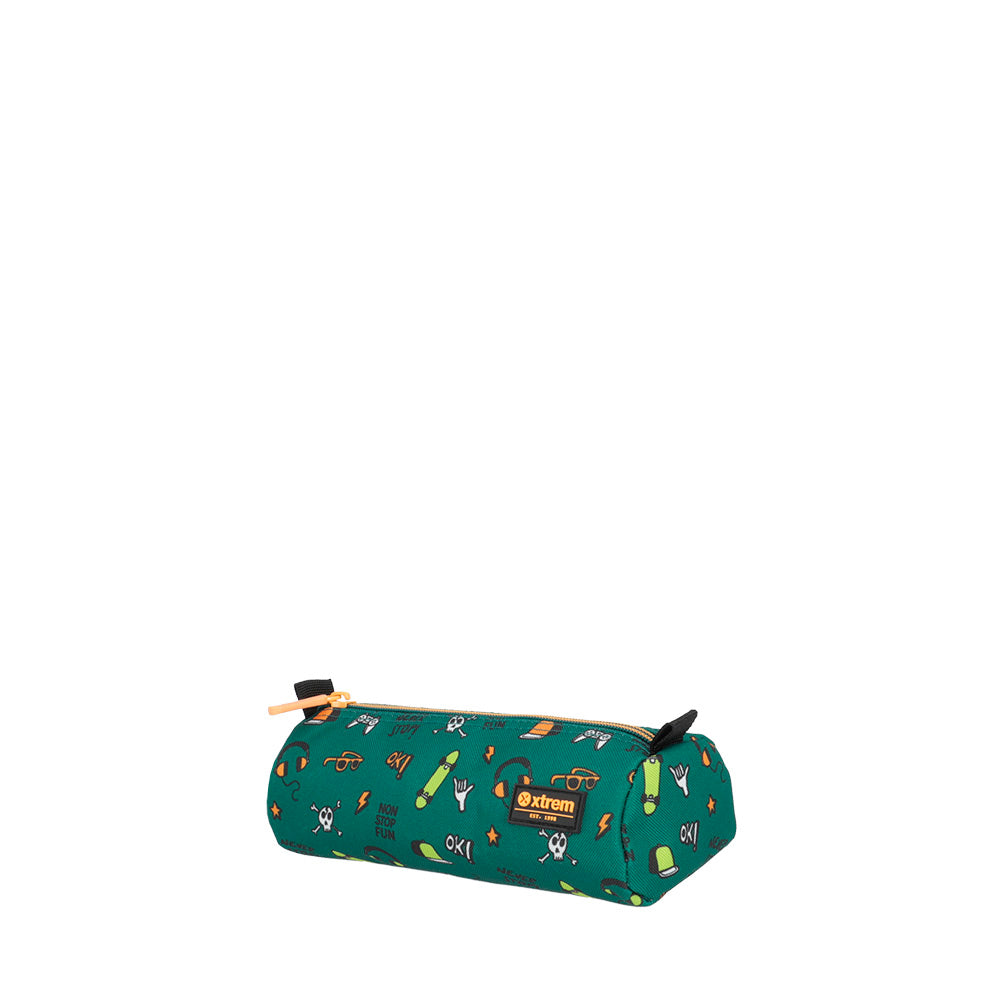 Conjunto Escolar Mochila de Rodinha masculina infantil Speedy Pack Dino Verde