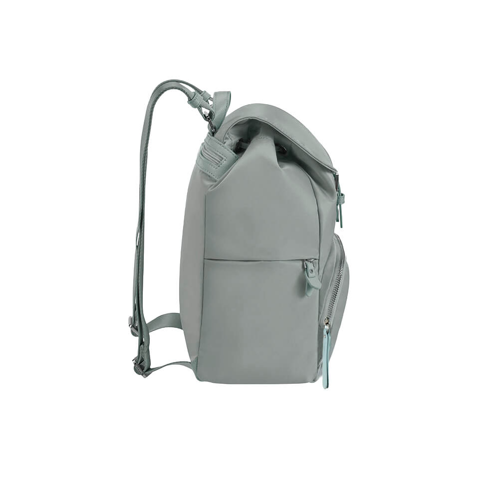 Mochila Samsonite Essentially Karissa com 3 Bolsos Azul Claro
