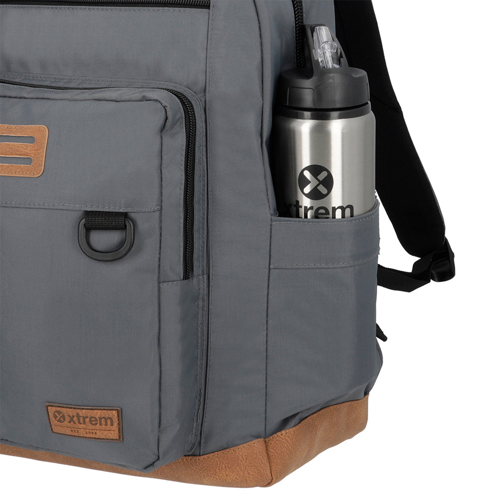 Mochila para notebook 16" masculina New Jersey Cinza