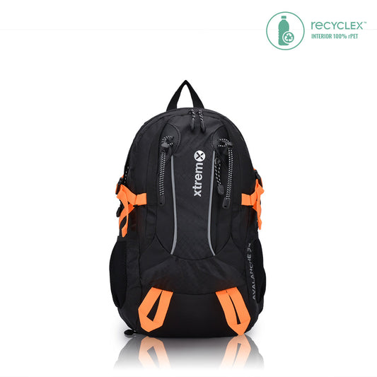 Mochila Avalanche SS22 Negro/Naranjo