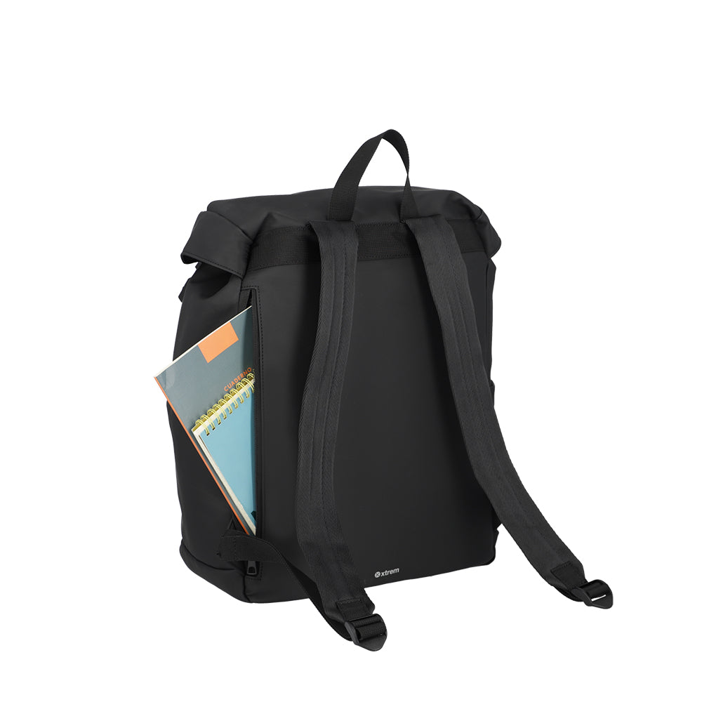 Mochila para notebook feminina Wanda preta 17"