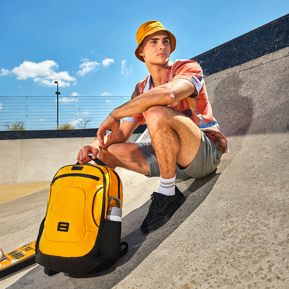 Mochila para notebook 17" masculina Gamma Amarela