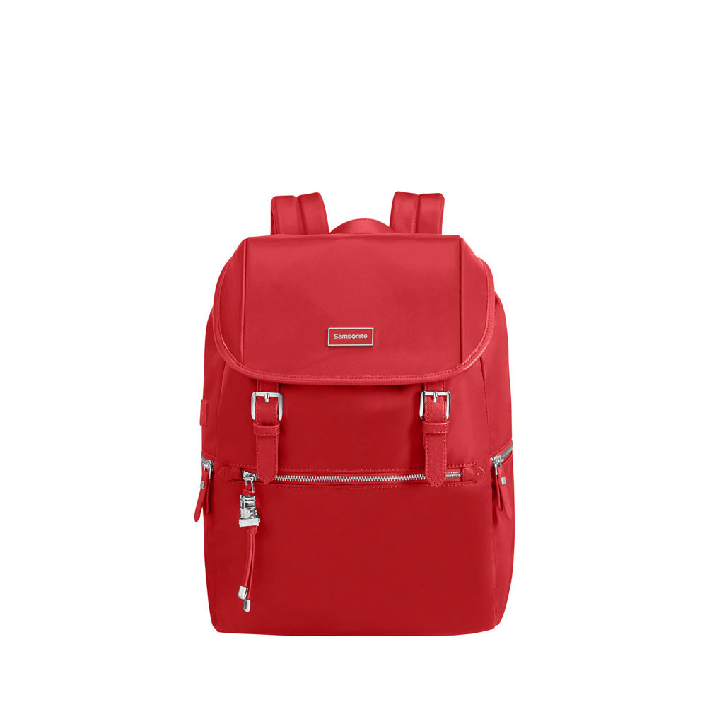  Mochila KARISSA BIZ Backpack 14.1  + Flap W/USB Formula Red 