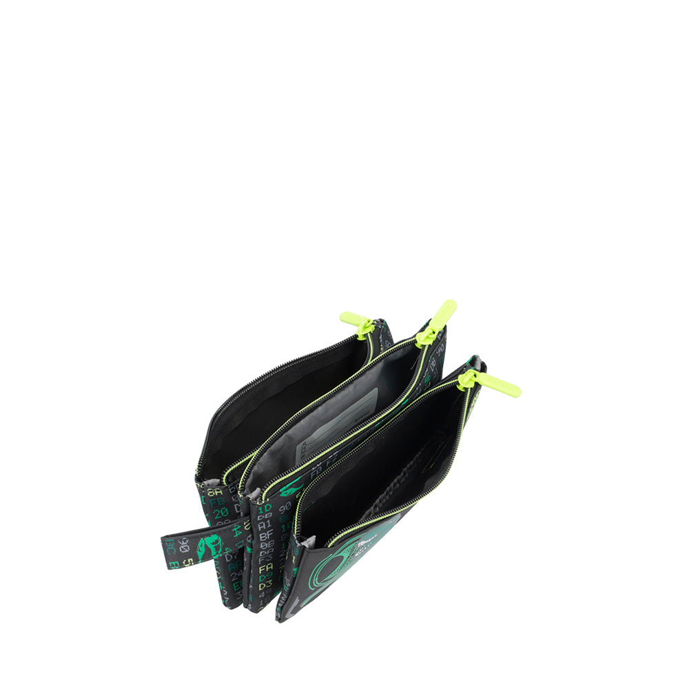 Estojo infantil masculino Trinity Dino Verde