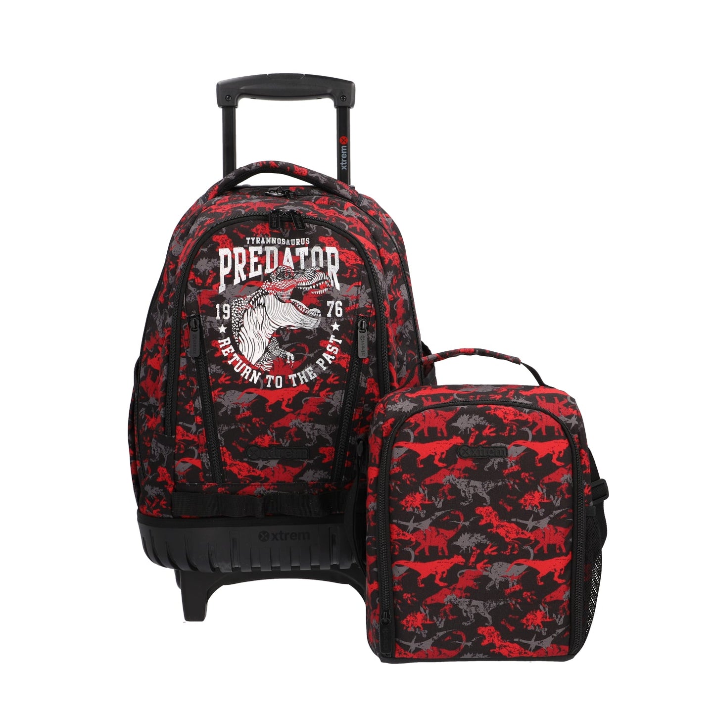 2Pc Trolley Set Cross Pack 298 Vermelha Dino