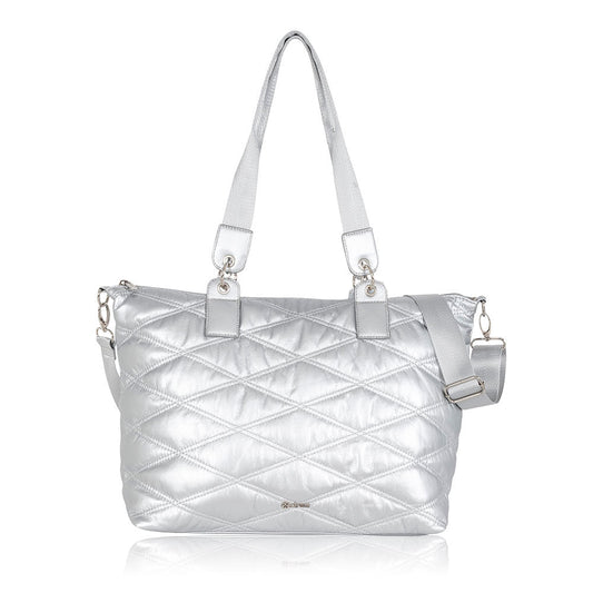 Bolsa Gold Coast Prateada Grande