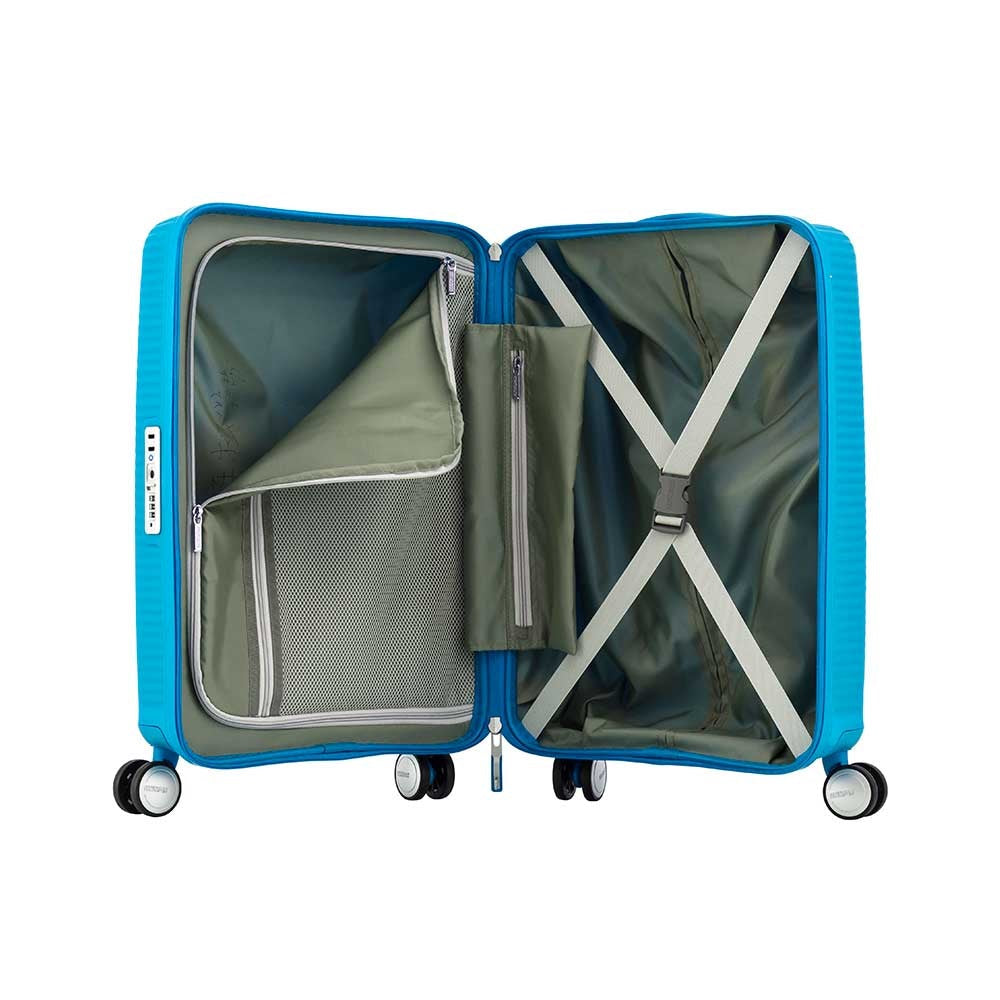  Maleta Rígida Curio Spinner 55/20 Tsa Cabina Azul 