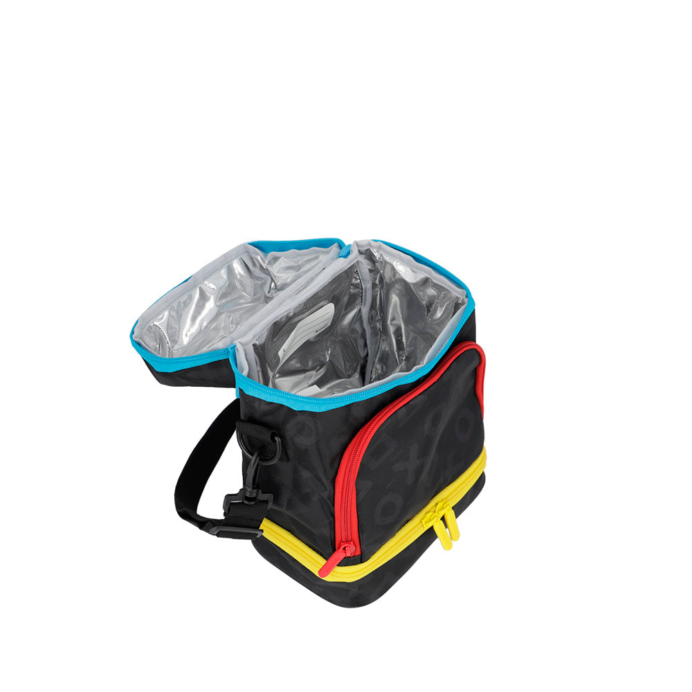 Lancheira Infantil masculina Térmica Ranger Gamer Preta