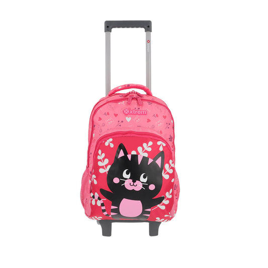 Mochila de Rodinha feminina infantil Lincoln Rosa