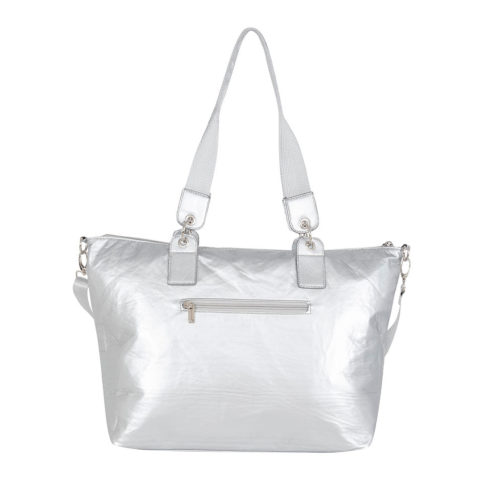 Bolsa Gold Coast Prateada Grande