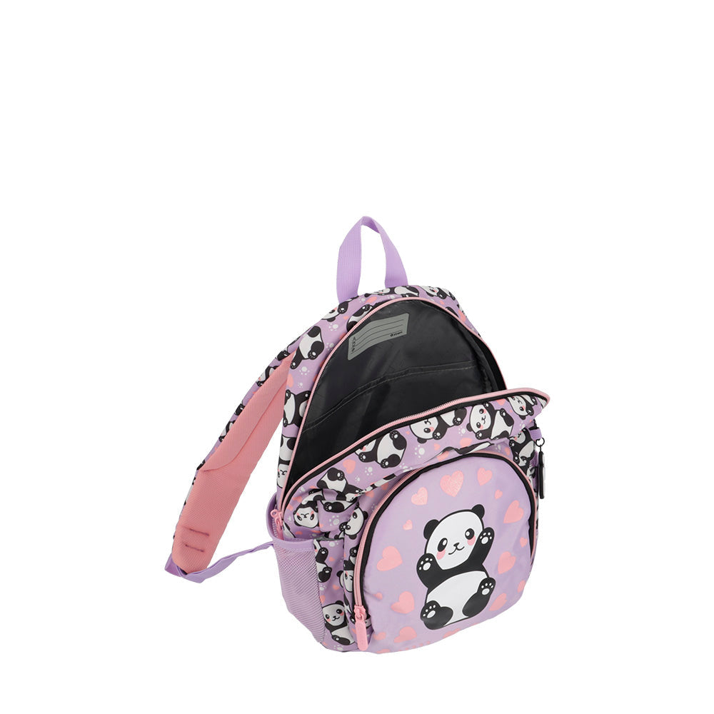 Mochila feminina infantil Power Panda Lilás